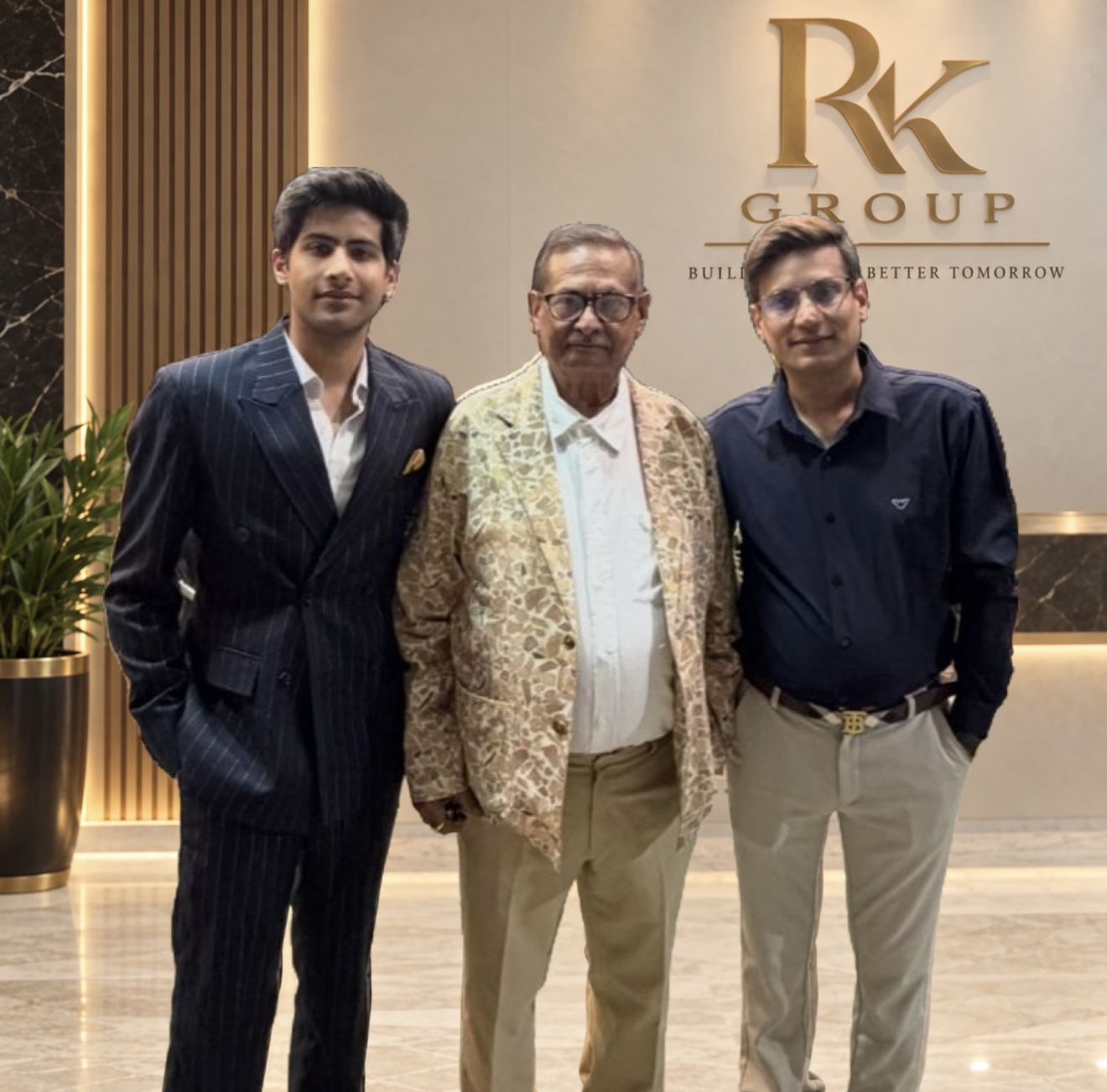 Mr. Ramesh Chand Kapoor, Mr. Vishal Kapoor and Mr. Krrish Kapoor — Directors, RK Group